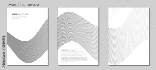 Layout Template Linien grau