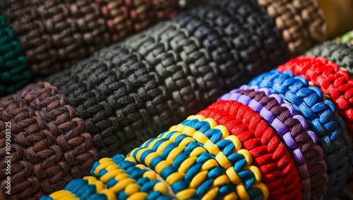 bracelets rope parachute cord photo