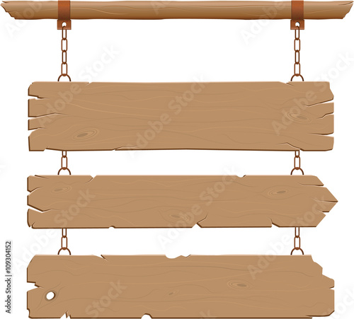 Wild West Hanging Signs