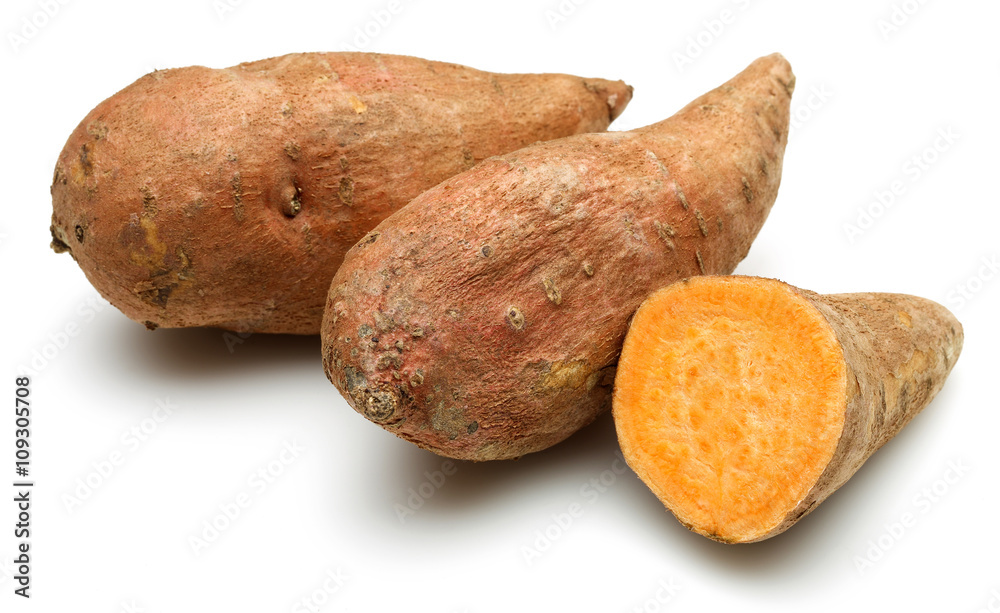 Sweet potato and half sweet potatoes Sweet potato and half sweet potatoes