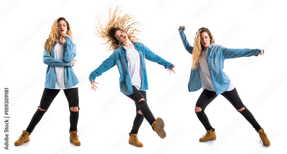 Fototapeta premium Teen girl dancer