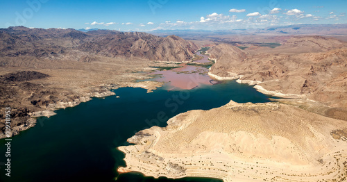 Colorado River joins Lake Mead