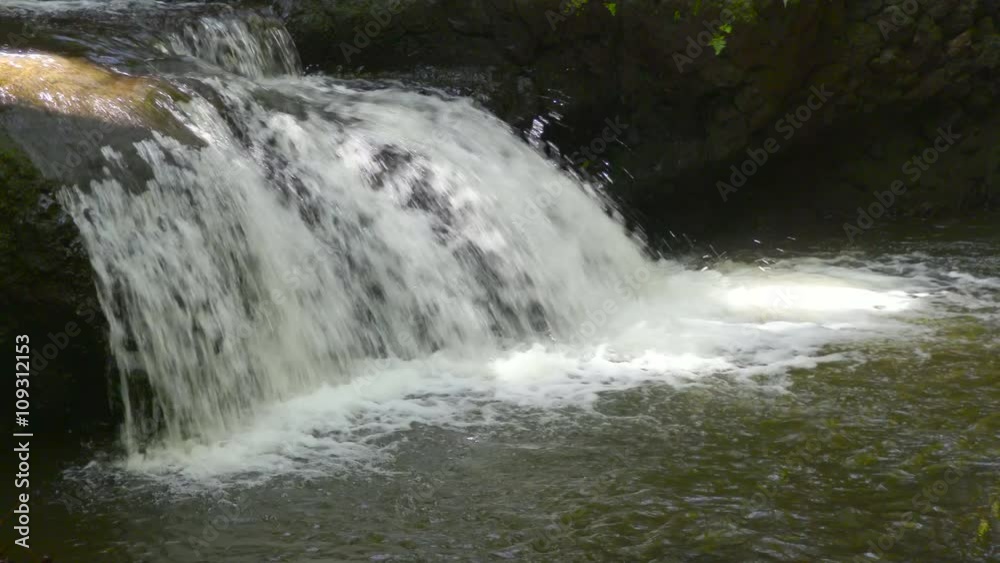 Waterfall in jungle forest in Hawaii. Waterfall in jungle forest in Hawaii.