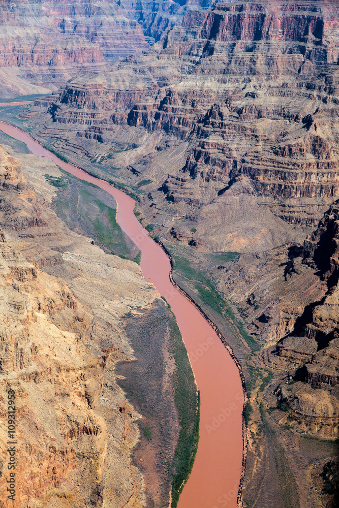 Aerial view of the Grand Canyon