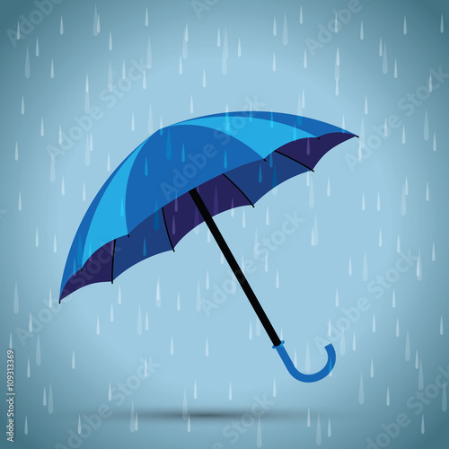 blue umbrella