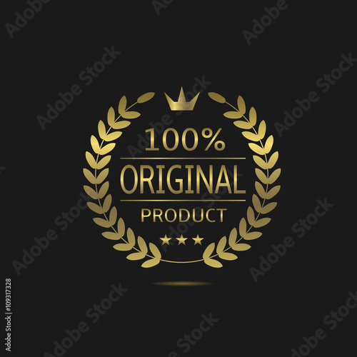 Original product label