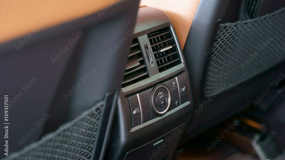 car air conditioning control panel in a modern style car air conditioning control panel in a modern style