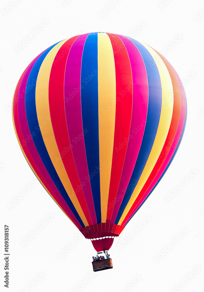 Naklejka premium Balon na gorące powietrze