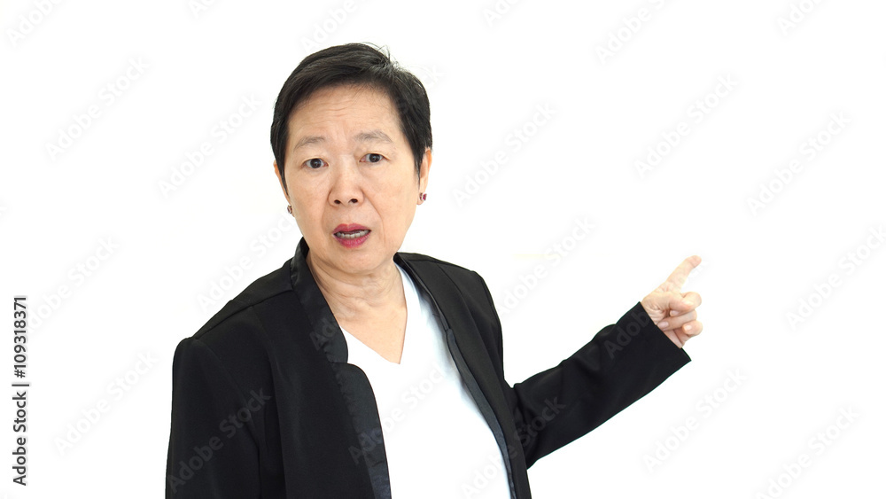 Asian senior manager business woman shouting and angry abstract Asian senior manager business woman shouting and angry abstract