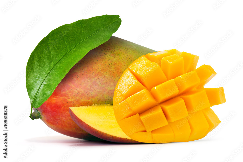 Mango isolated on white Mango isolated on white