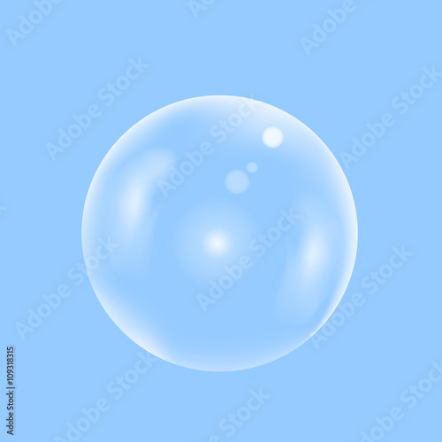 Water transparent  bubble 