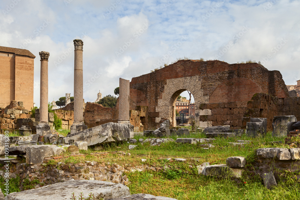 palatine ruins view
