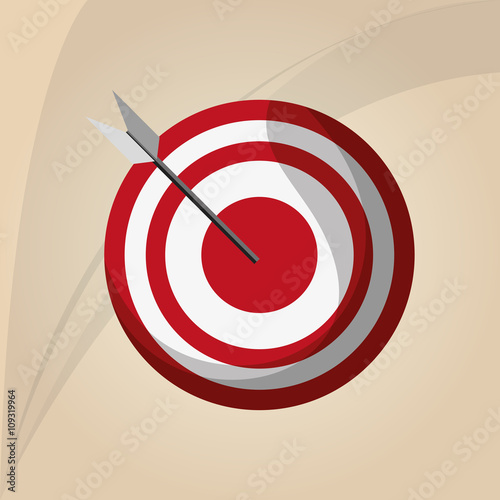 Digital marketing design. target icon. multimedia concept