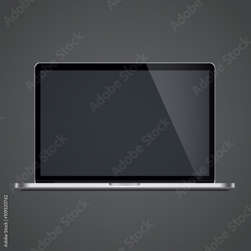 Monitors laptop tablet and phone vector