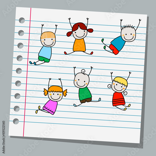 notebook paper kids
