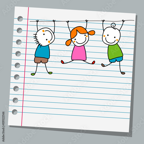 notebook paper kids