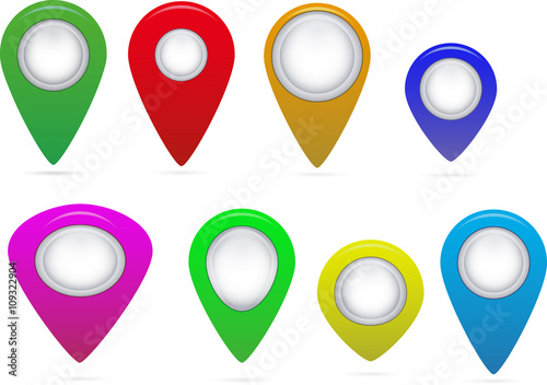 Free Download Map Markers - GFXLoad