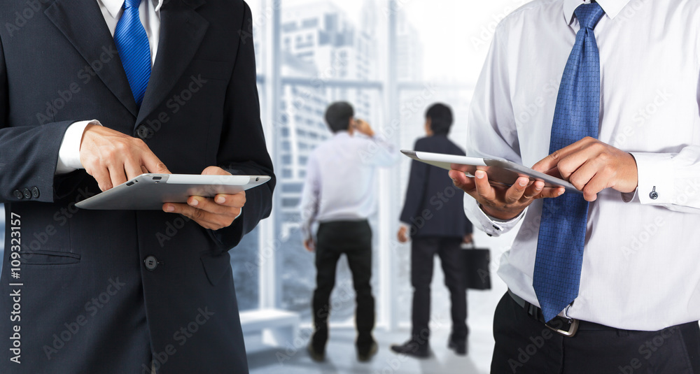 Businessman using tablet Businessman using tablet