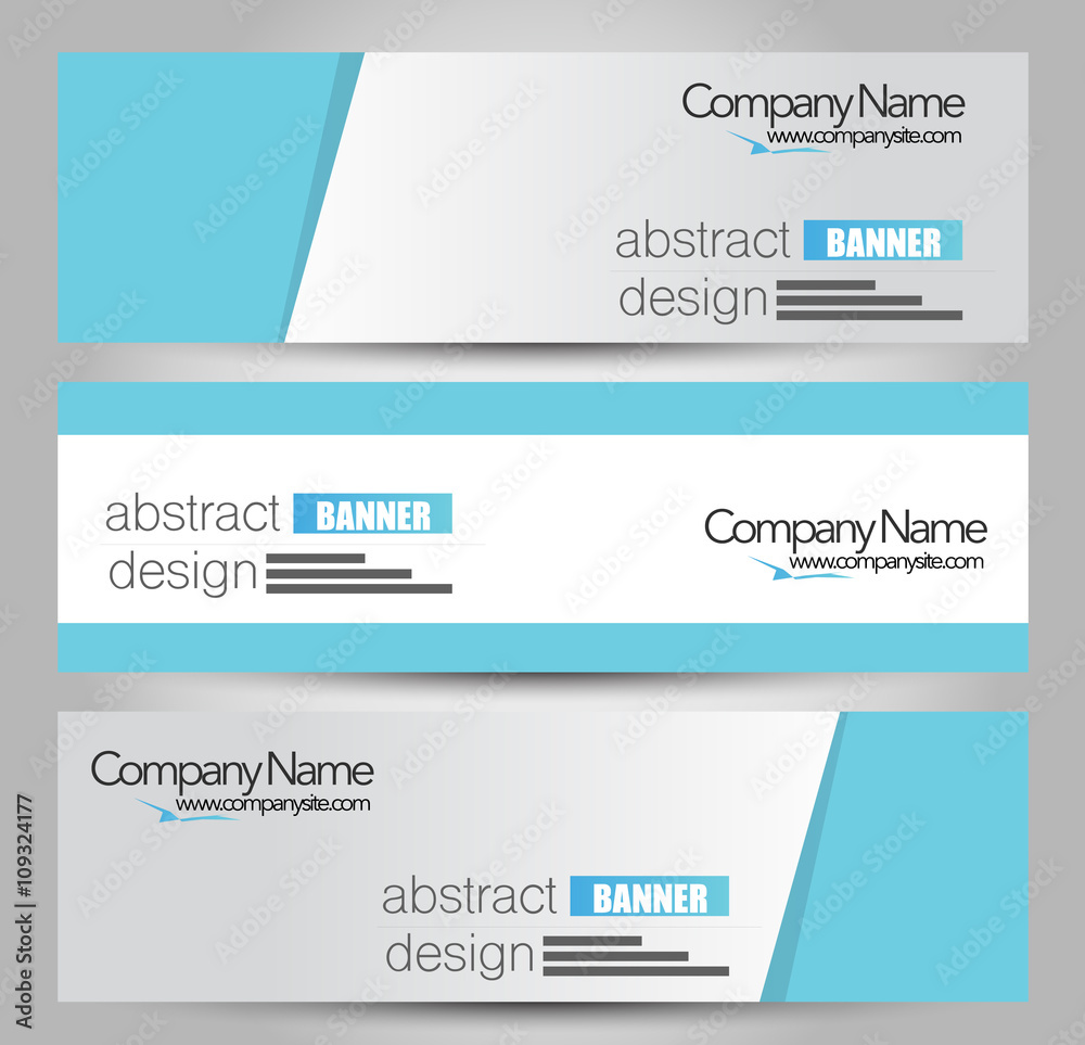 Banner template. Abstract background for design, business, education, advertisement. Blue color. Vector illustration. Banner template. Abstract background for design, business, education, advertisement. Blue color. Vector illustration.