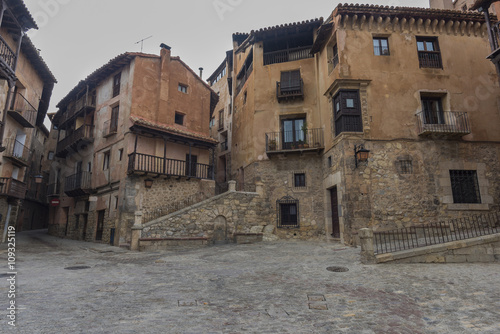 Plaza Mayor de Albarracín (Teruel, España).