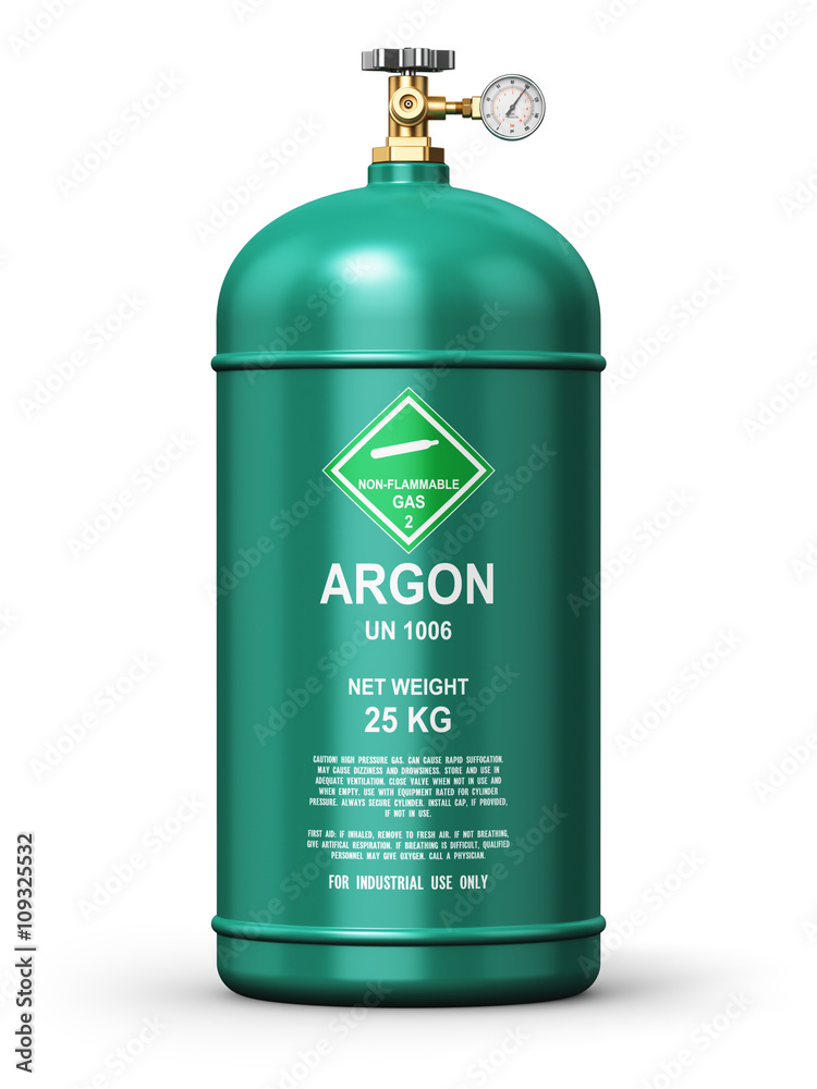 Liquefied argon industrial gas container Stock Illustration | Adobe Stock