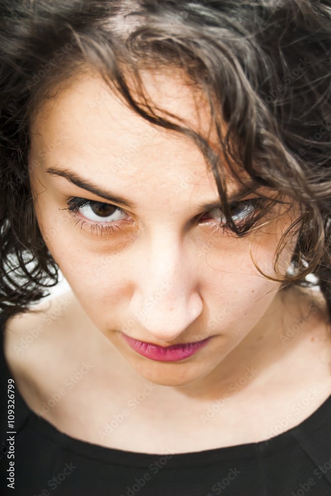 Portrait of Beautiful Young Woman Portrait of Beautiful Young Woman