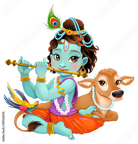 Krishna Cow Images – Browse 758 Stock Photos, Vectors, and Video | Adobe  Stock