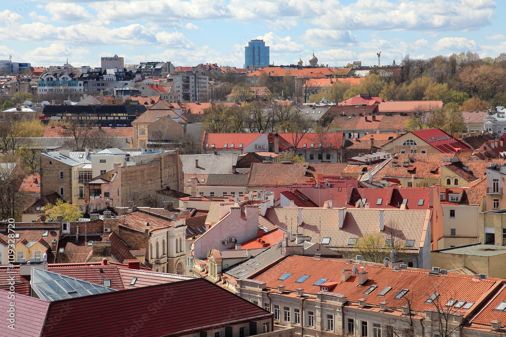 Obraz premium Red roofs