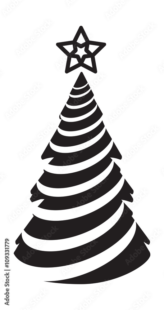 funky modern Christmas trees vector funky modern Christmas trees vector