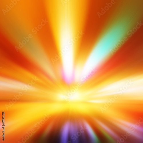 Abstract image of night lights with motion blur.