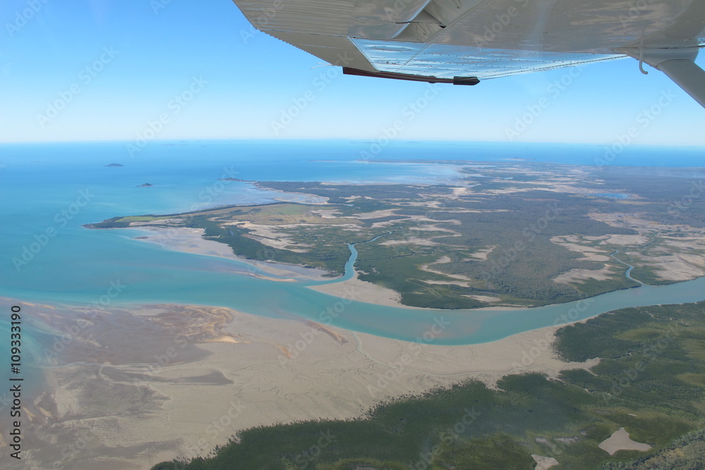 Naklejka premium Aerial photography of Queensland, Australia 