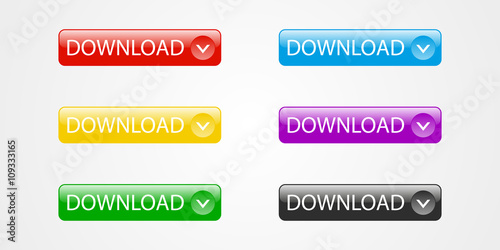 Set of download buttons