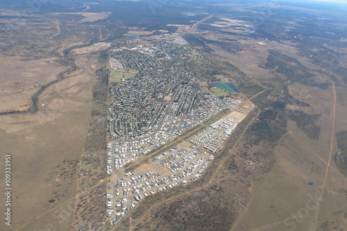 Aerial photography of  Moranbah, Queensland, Australia
 photo