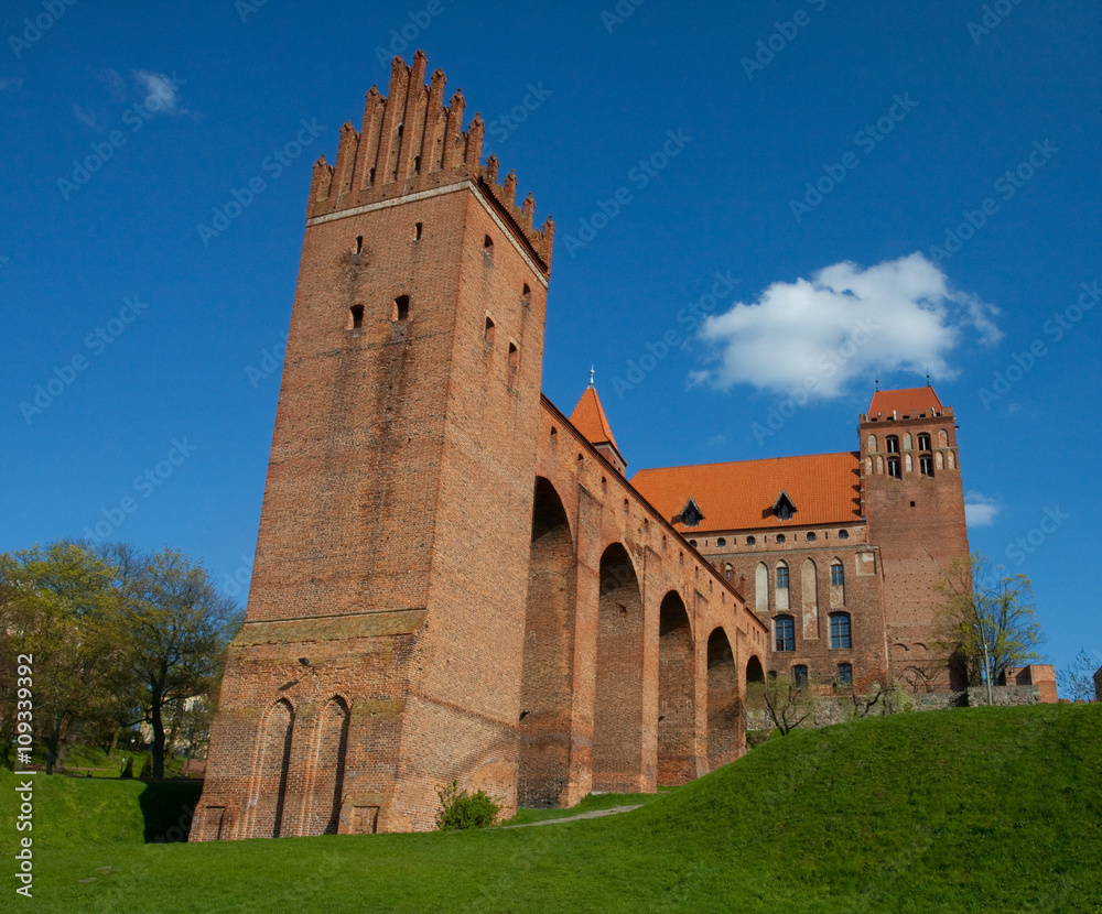 Zamek w Kwidzynie, Polska, 
The castle in Kwidzyn, Poland 