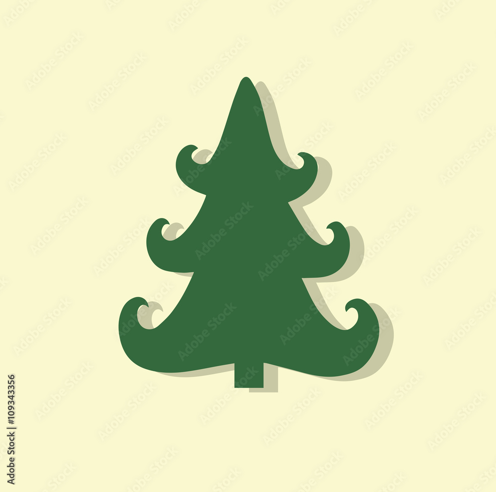 funky modern Christmas trees vector funky modern Christmas trees vector