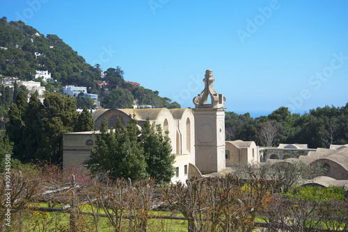 Capri is an Italian island off the Sorrentine Peninsula, on the south side of the Gulf of Naples. It has been a resort since the time of the Roman Republic
 photo