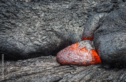 Obraz na płótnie Lava Flow Close up