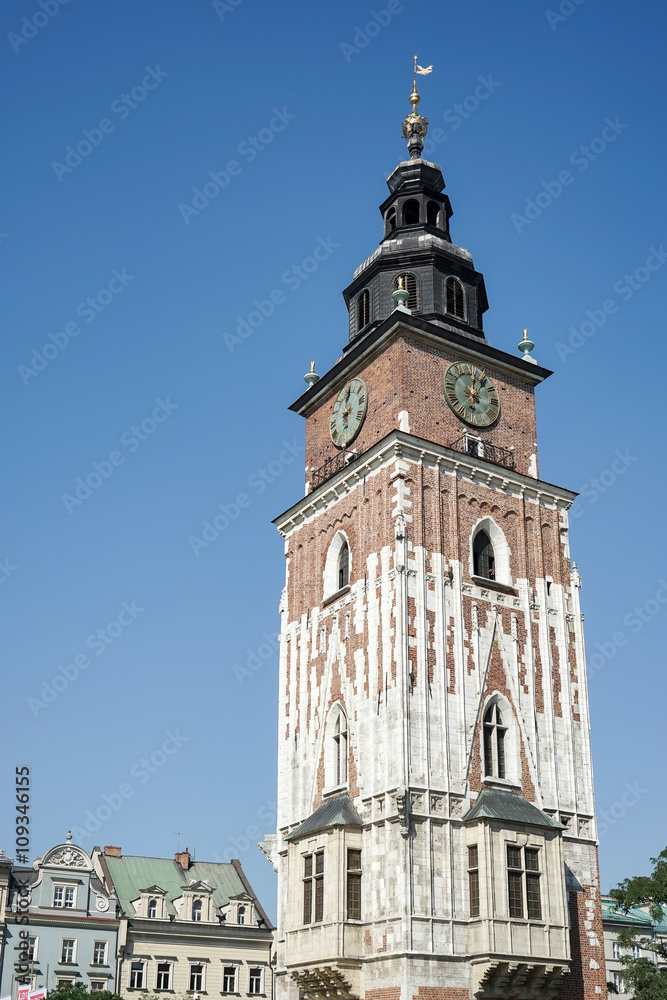 Town Hall Tower Market Square in Krakow