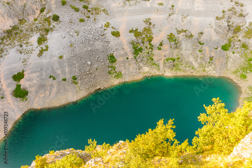 Croatia blue lake photo