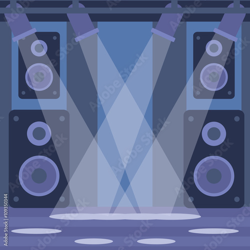 Background of night club.