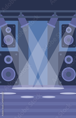 Background of night club.
