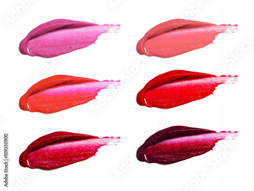 smudged lipstick shades set