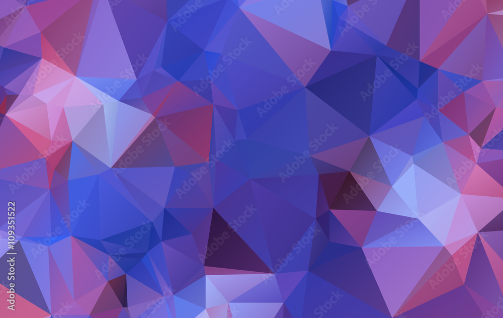 Vector Abstract geometric shape squares and triangles polygonal