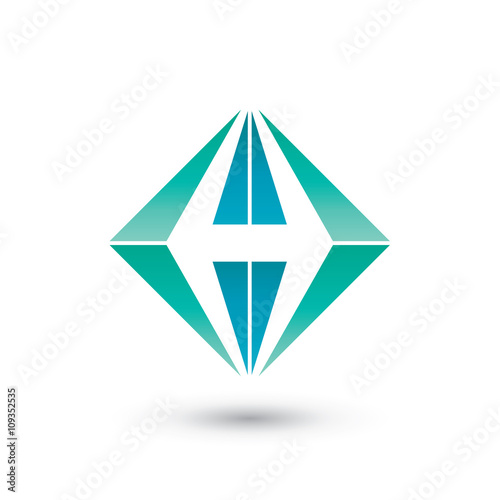 Diamond H Letter Logo