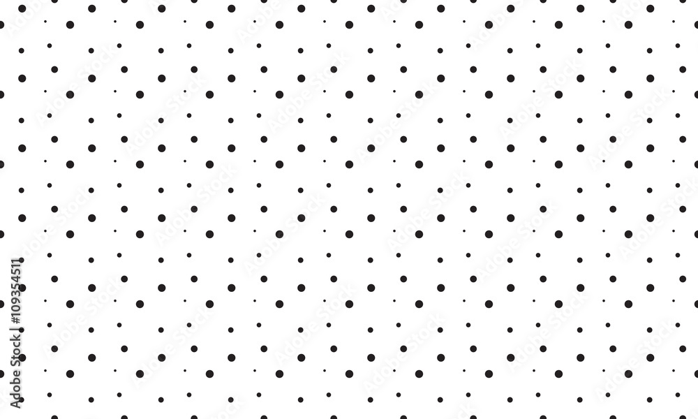 Black dot seamless pattern design. seamless pattern design. vector stock. - obrazy, fototapety, plakaty 
