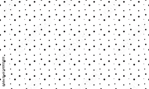 Black dot seamless pattern design. seamless pattern design. vector stock.