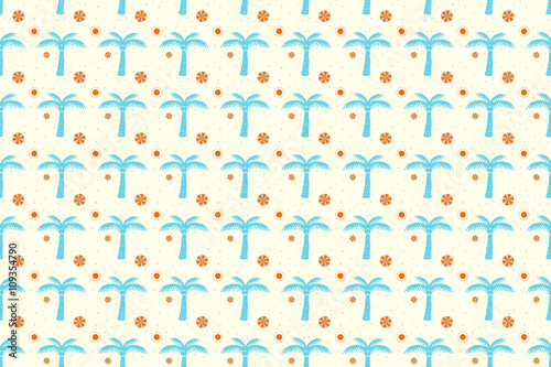 Coconut seamless pattern background. coconut pattern design. vec