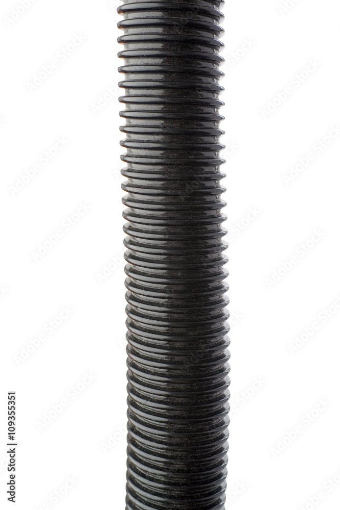 Part of Vacuum cleaner over isolated white background Part of Vacuum cleaner over isolated white background