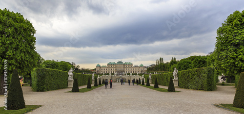 Belvedere Palace in Vienna ...