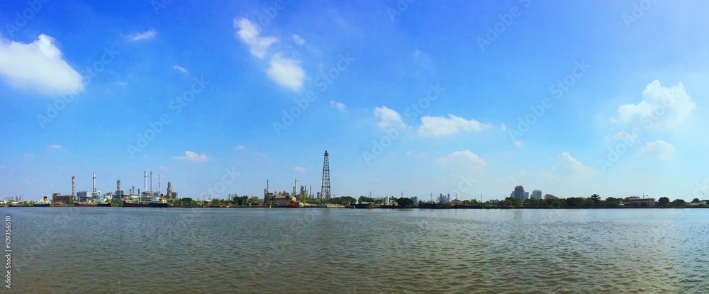 bangkok river view,chaopraya